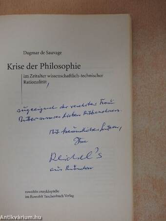 Krise der Philosophie