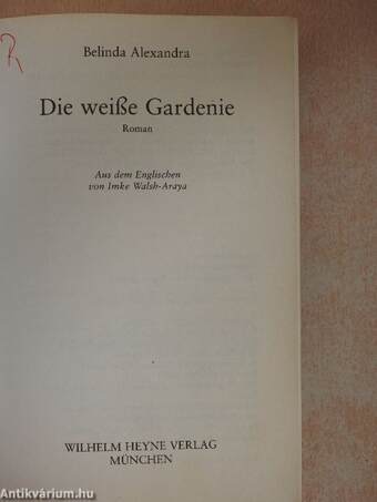 Die weiße Gardenie