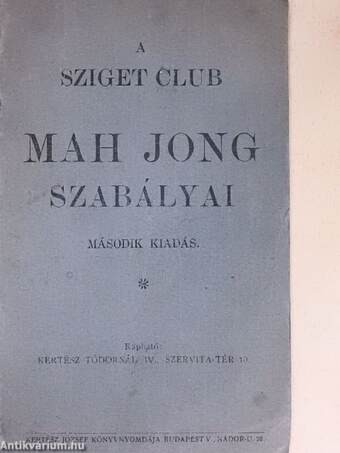 A Sziget Club Mah Jong szabályai