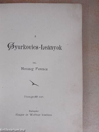 A Gyurkovics-Leányok