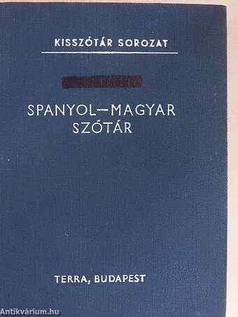 Spanyol-magyar szótár