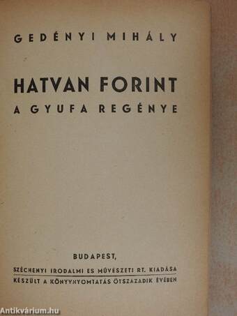 Hatvan forint