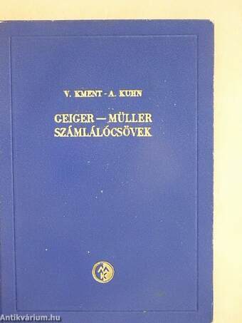 Geiger-Müller számlálócsövek