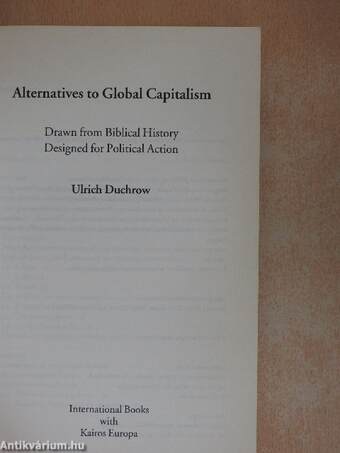 Alternatives to Global Capitalism