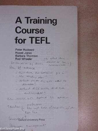 A Training Course for TEFL