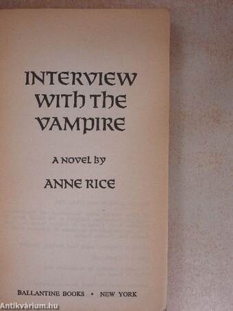 Interview with the Vampire