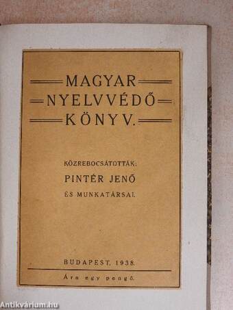 Magyar nyelvvédő könyv