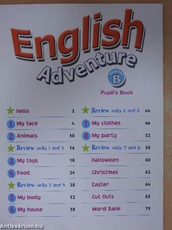 English Adventure - Starter B - Pupil's Book/Activity Book- DVD-vel