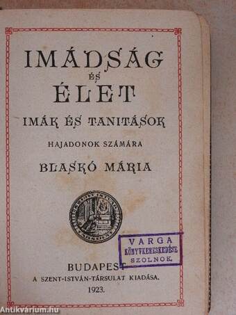 Imádság és élet