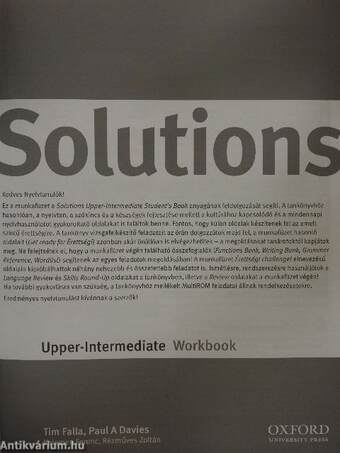 Solutions - Upper-Intermediate - Workbook