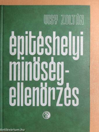 Építéshelyi minőségellenőrzés