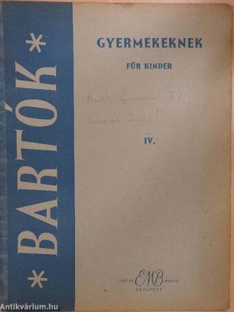 Gyermekeknek IV.