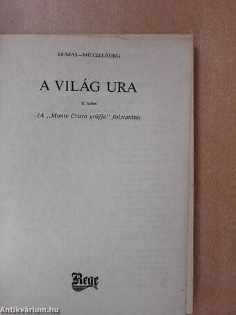 A világ ura II.