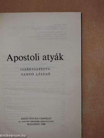 Apostoli atyák