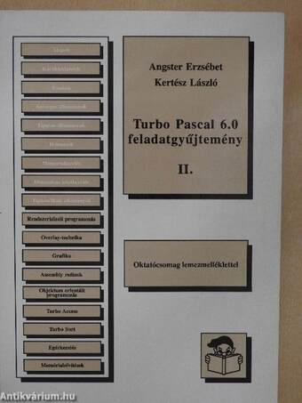 Turbo Pascal 6.0 feladatgyűjtemény II.