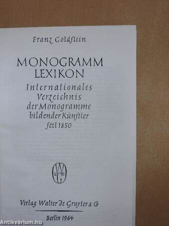 Monogramm Lexikon