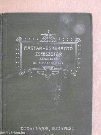 Magyar-esperanto zsebszótár