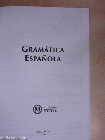 Gramática Espanola