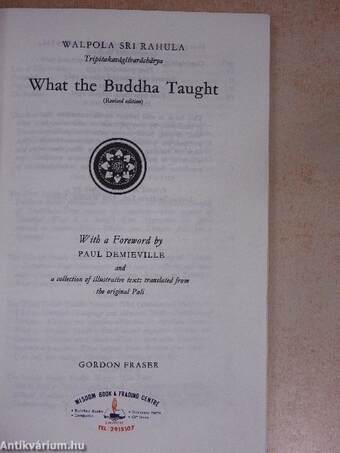 What the Buddha Taught