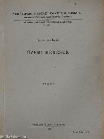 Üzemi mérések