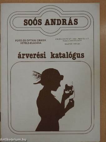 Soós András árverési katalógus