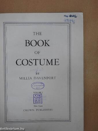 The Book of Costume I-II.