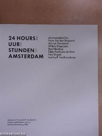 24 Hours/Uur/Stunden/Amsterdam
