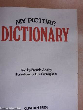 My Picture Dictionary