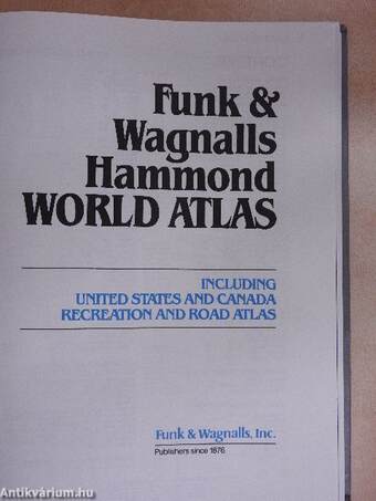 Funk & Wagnalls Hammond World Atlas