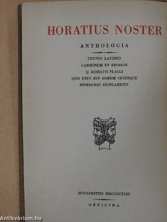 Magyar Horatius/Horatius Noster