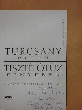 Tisztítótűz fényében (dedikált példány)