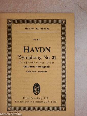 Symphony, No. 31