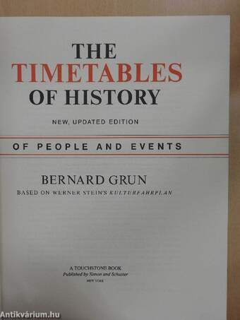 The Timetables of History