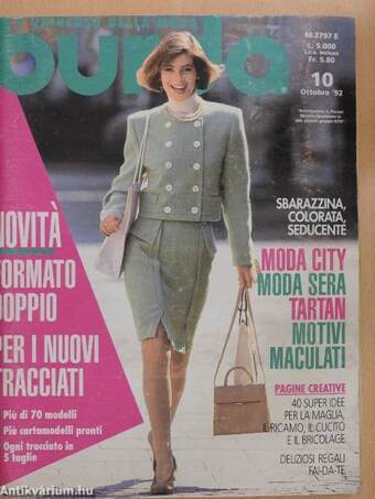 L'universo della moda Burda ottobre 1992