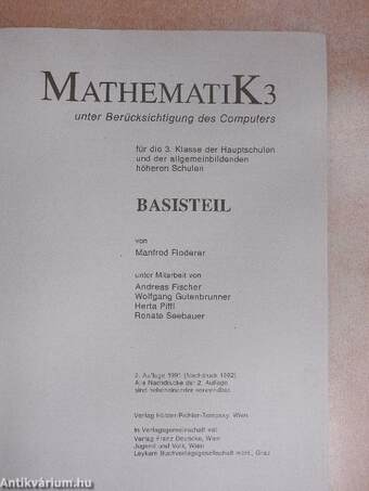 Mathematik 3