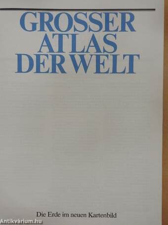 Grosser Atlas der Welt