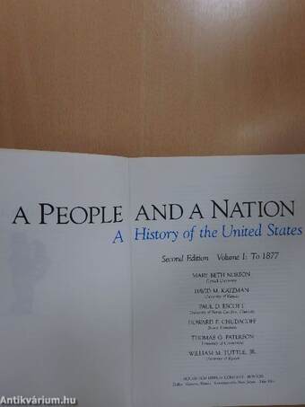 A People And a Nation