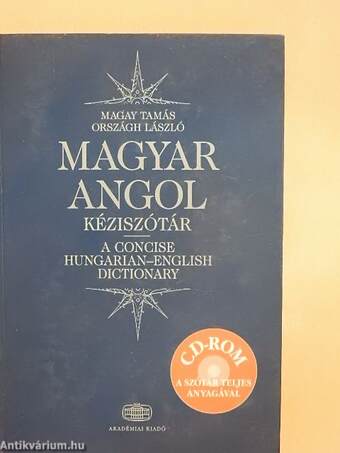 Magyar-angol kéziszótár