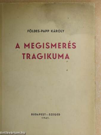 A megismerés tragikuma