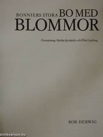 Bonniers Stora Bo Med Blommor