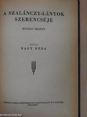 A Szalánczy-lányok szerencséje