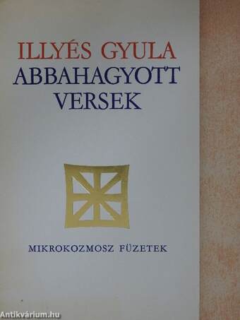 Abbahagyott versek