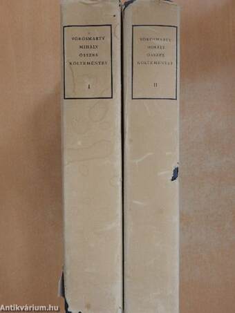 Vörösmarty Mihály összes költeményei I-II.
