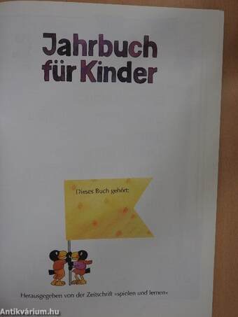 Jahrbuch für Kinder