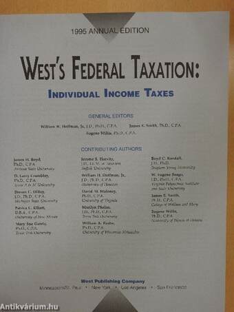 West's Federal Taxation: Individual Income Taxes