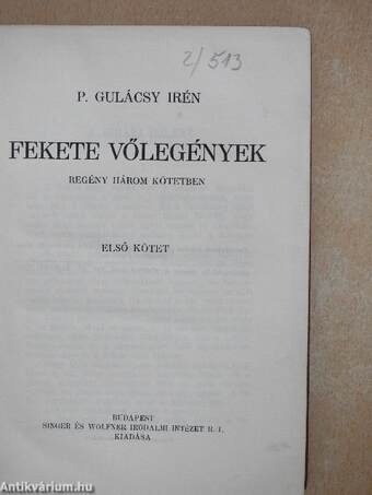 Fekete vőlegények I-III.