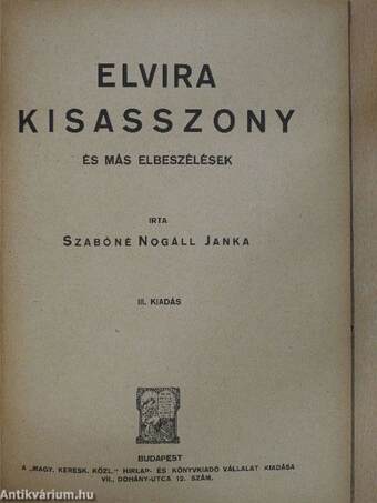 Elvira kisasszony