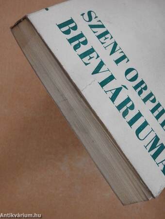 Szent Orpheus breviáriuma III.