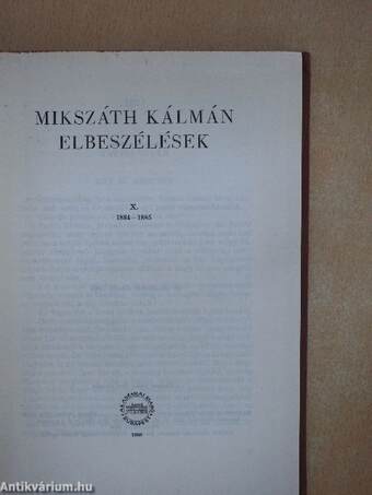 Elbeszélések X.