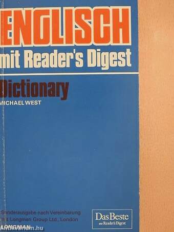 Englisch mit Reader's Digest 1-3/An International Reader's Dictionary/Reader's Digest Readings - 11 db kazettával